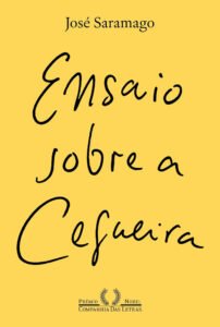 Ensaio sobre a cegueira (capa do livro)